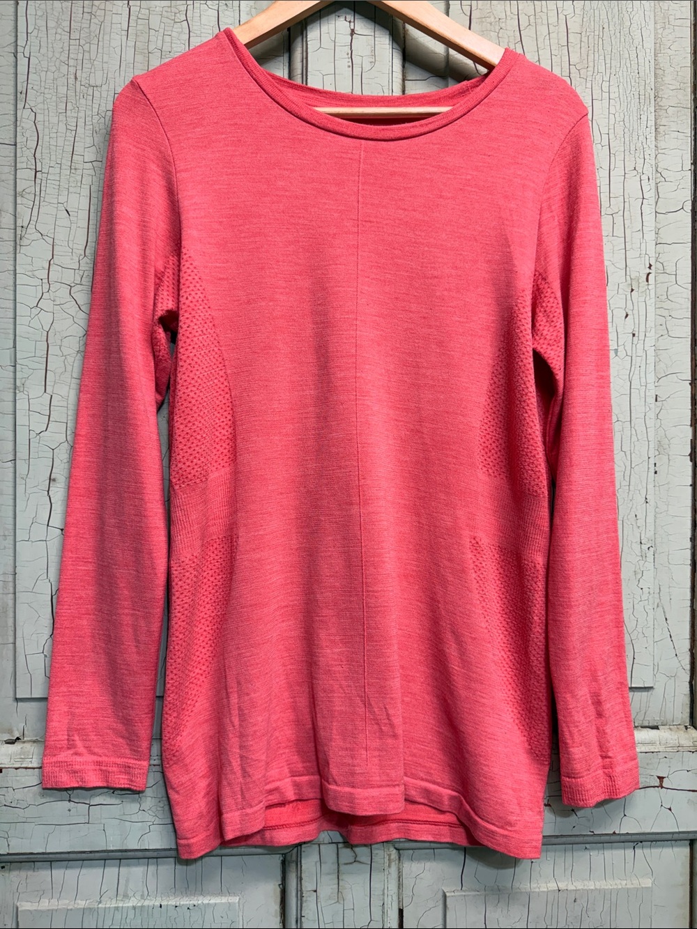 The North Face Stretchy Coral-Pink Long Sleeve Top